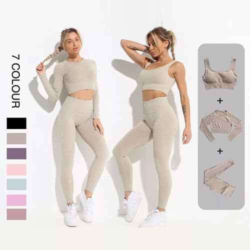 Seamless Woman Sportswear Yoga Sets Workout Sports Bra Gym Clothing High Waist Legging Fitness Women Tracksuit Athletic Outfits