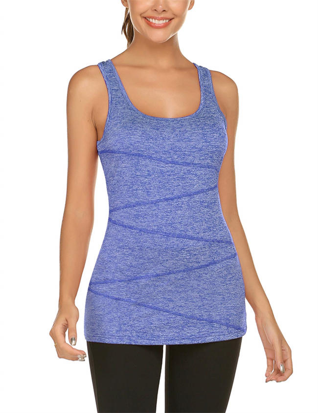 Women Yoga Tank Tops Quick Dry Activewear Sleeveless Workout Gym Casual Basic Loose Fit Summer Racerback Tank